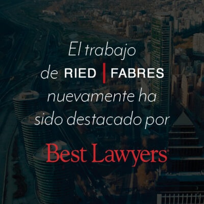 Los socios de Ried Fabres Abogados han sido reconocidos nuevamente por el ranking Best Lawyers en las áreas de Capital Markets, Banking & Finance, Corporate/M&A, Derivatives e Insolvency and Reorganization.
