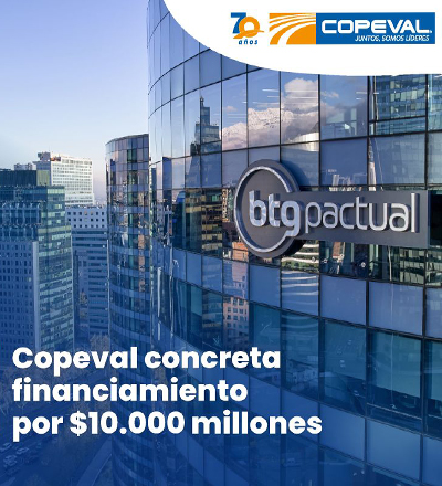 We are proud to have advised BTG Pactual Asset Management on the $10 billion financing granted to Copeval S.A., the largest distributor of agricultural inputs in Chile.