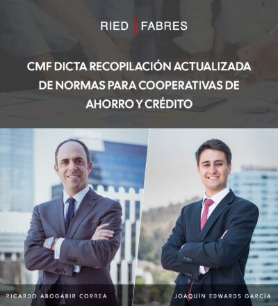 Mediante la NCG N° 567, la CMF efectuó una recopilación normativa con el objeto de modernizar el marco regulatorio de las cooperativas de ahorro y crédito, centralizando en un solo instrumento las normativas que ya estaban vigentes, antes dispersas en diferentes circulares, y las nuevas disposiciones derivadas de las atribuciones que la Ley de Resiliencia Financiera le otorgó a la CMF en este ámbito.